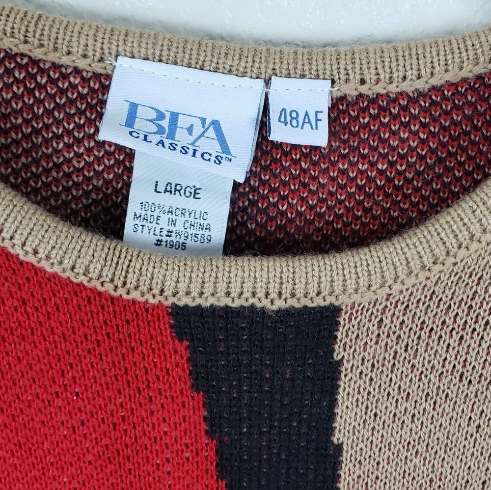 BFA Classics vintage stitched design sweater - Picture 2 of 5